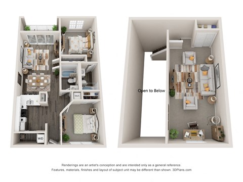 Carimar with Loft_1165 - 1190 sq ft